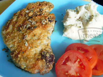 Dijon Crusted Pork Chops - Dump and Go Dinner