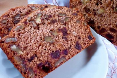 Gluten Free Dairy Free Date Nut Bread