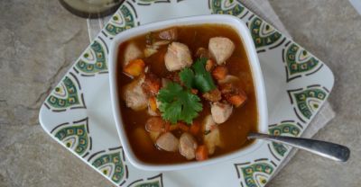 Instant Pot Mexican Chicken Soup - Dump and Go Dinner