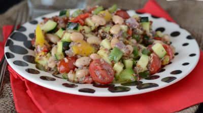 Quinoa Veggie Salad - Dump and Go Dinner