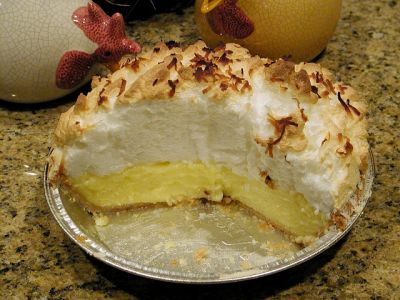 Coconut Cream Microwave Pie