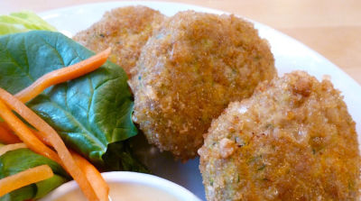 Gluten Free Dairy Free Chicken and Veggie Nuggets - Lunch Version