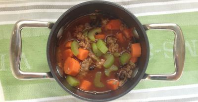 Instant Pot Hearty Paleo Vegetable Soup - Lunch Version