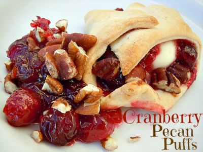 Cranberry Pecan Puffs