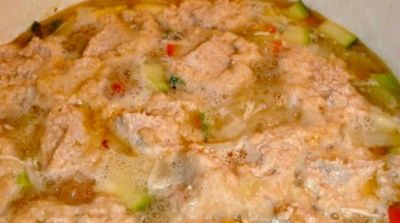 Turkey and Dumplings - Dinner