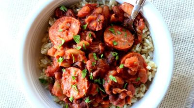 Instant Pot Cajun Sausage and Beans - Dump and Go Dinner