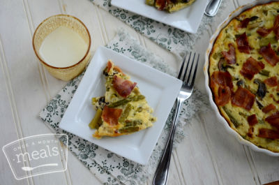 Asparagus and Bacon Quiche