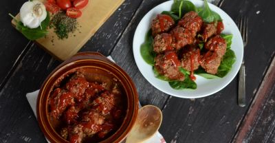 Paleo Slow Cooker Meatballs - Lunch