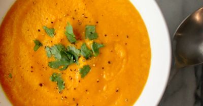 Carrot Cumin Soup - Lunch Version