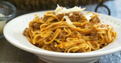 Instant Pot Spaghetti - Dump and Go Dinner