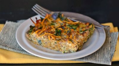 Sweet Potato Sausage Breakfast Casserole