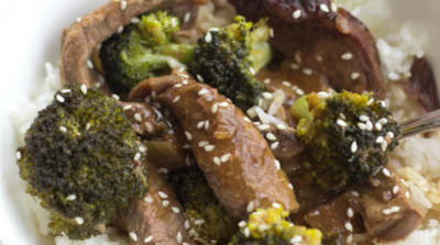 Slow Cooker Healthy Beef and Broccoli - Lunch