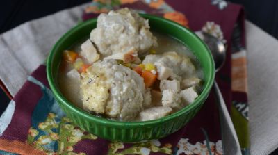 Instant Pot Creamed Turkey and Dumplings - Traditional - Dump and Go Dinner