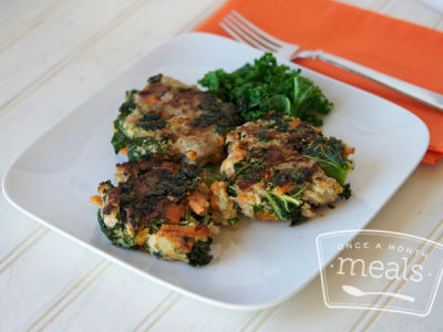 Paleo Turkey and Sweet Potato Patties - Lunch Version