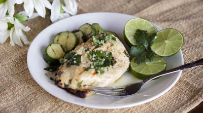 Grilled Cilantro Lime Chicken - Dump and Go Dinner