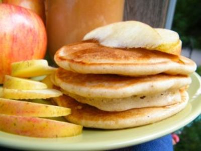 Gluten Free Dairy Free Spiced Apple Pancakes