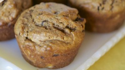 Peanut Butter Banana Muffins