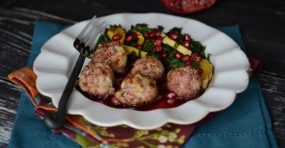 Taste of Thanksgiving Glazed Meatballs