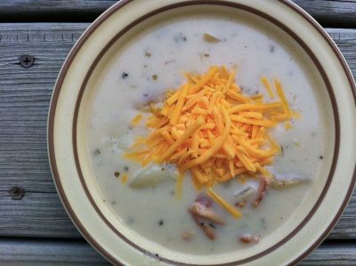 Slow Cooker Potato Soup - Lunch Version