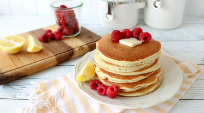 Raspberry Lemon Pancakes