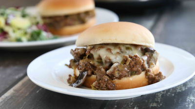 Instant Pot Philly Cheesesteak Sloppy Joe's - Gluten Free Dairy Free - Dump and Go Dinner