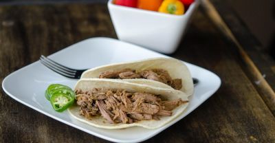 Korean Shredded Beef Tacos - Gluten Free Dairy Free - Ready to Eat Dinner