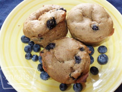 Vegan Lemon Blueberry Muffins