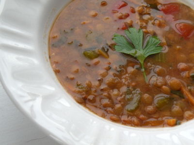 Slow Cooker Lentil Soup - Ready to Eat Dinner