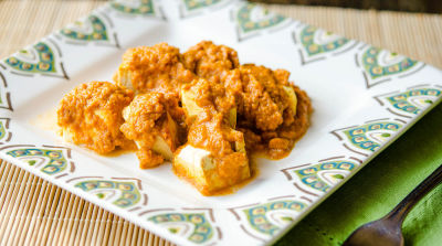 Instant Pot Coconut Tofu Curry - Lunch