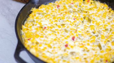 Lightened Up Easy Hot Corn Dip