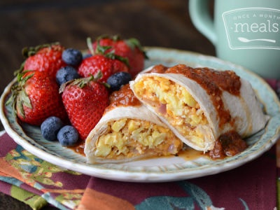 BBQ Breakfast Burrito