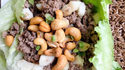 Paleo Beef Lettuce Wraps - Dump and Go Dinner