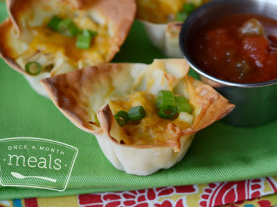 Green Chile Enchilada Cupcakes - Lunch Version