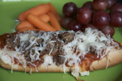 Mini French Bread Pizzas - Lunch Version