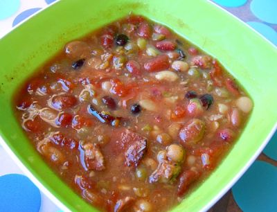 Slow Cooker 15 Bean Soup - Lunch
