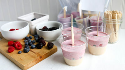 Mixed Berry Protein Pops