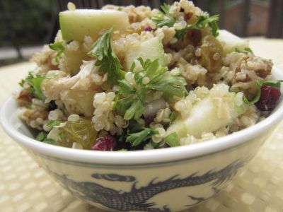Fall Flavors Quinoa Salad - Lunch Version
