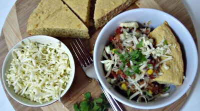 Southwest Skillet with Cornbread