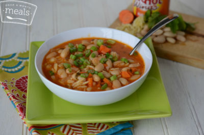 White Bean Buffalo Soup - Lunch Version