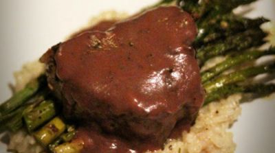 Herbed Lamb Chops with Pinot Noir Glaze - Dinner