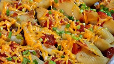 Taco Stuffed Pasta Shells - Vegetarian