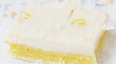 Easy Lemon Bars with Cake Mix