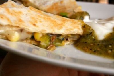 Corn and Chile Quesadillas - Lunch Version