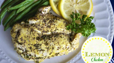 Slow Cooker Lemon Chicken - Traditional - Dump and Go Dinner