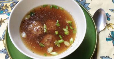 Paleo Asian-Italian "Abondigas" Soup
