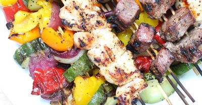 Freezer-to-grill Shish Kebabs - Dump and Go Dinner