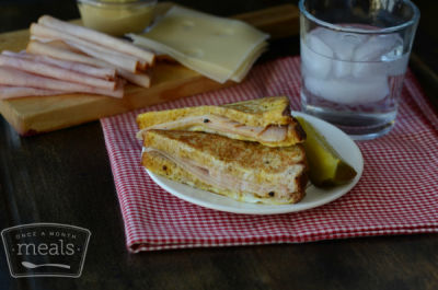 Lightened Up Monte Cristo Sandwich