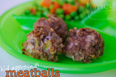 Kid Approved Meatballs - Lunch Version