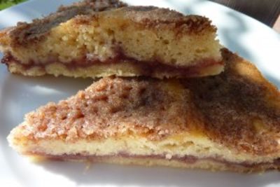 Gluten Free and Dairy Free Raspberry Crumb Coffeecake