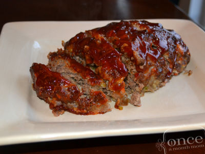 Brown Sugar Glazed Meatloaf - Dump and Go Dinner